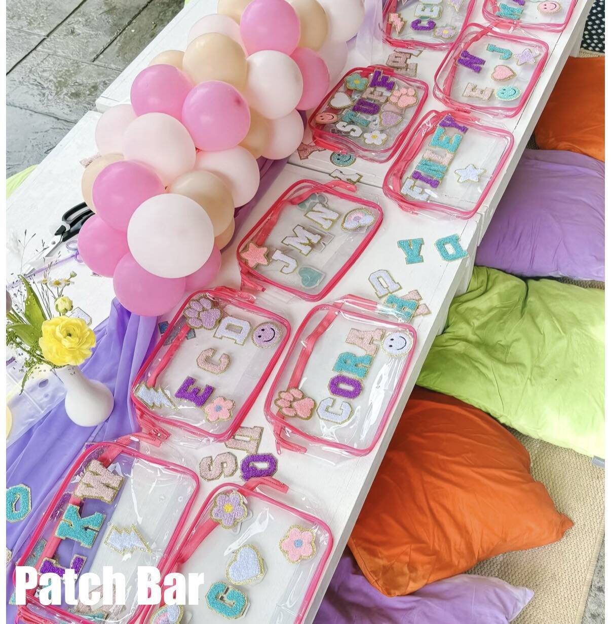 A fully styled PlayLab Co. activity table set for a children's party in Hamilton County, Indiana